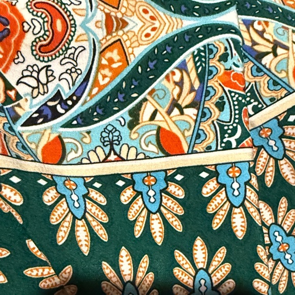 Boho Paisley Print Tassel Hem Cami Dress Sz.XS - Picture 10 of 13